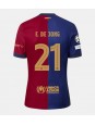 Moške Nogometnih dresov Barcelona Frenkie de Jong #21 Domači 2024-25 Kratki rokavi